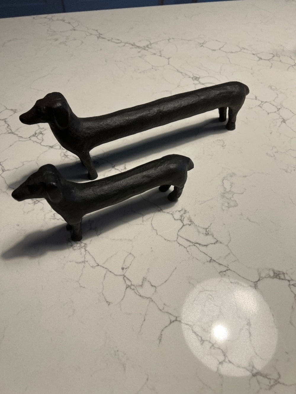 Scout Dog Sculptures-Set of 2-Black